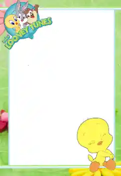 Kesan foto daripada kategori Pelbagai kanak-kanak № 102682. Tulisan pada bingkai: Baby Looney Tunes