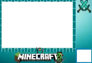 Kesan foto daripada kategori Pelbagai kanak-kanak № 131541. Tulisan pada bingkai: Minecraft