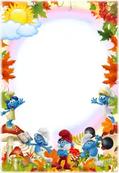 Kesan foto daripada kategori Pelbagai kanak-kanak № 175433. Tulisan pada bingkai: Smurfs