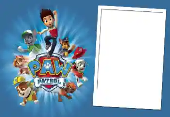 Kesan foto daripada kategori Pelbagai kanak-kanak № 84038. Tulisan pada bingkai: PAW Patrol