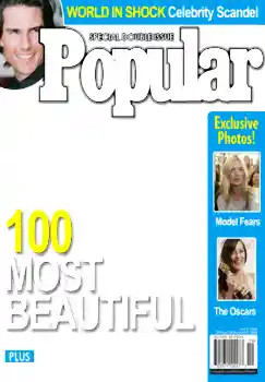 Kesan foto daripada kategori Majalah № 4694. Tulisan pada bingkai: Popular