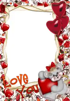 Kesan foto daripada kategori Bingkai untuk pasangan bercinta № 130217. Tulisan pada bingkai: I love you