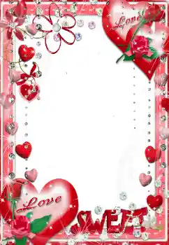 Kesan foto daripada kategori Bingkai untuk pasangan bercinta № 52089. Tulisan pada bingkai: Love. Sweet.