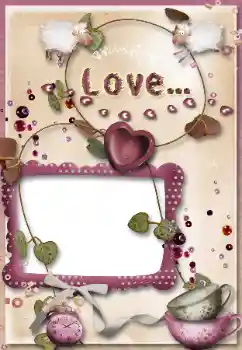 Kesan foto daripada kategori Bingkai untuk pasangan bercinta № 60336. Tulisan pada bingkai: Love...