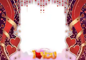 Kesan foto daripada kategori Bingkai untuk pasangan bercinta № 80395. Tulisan pada bingkai: I love you