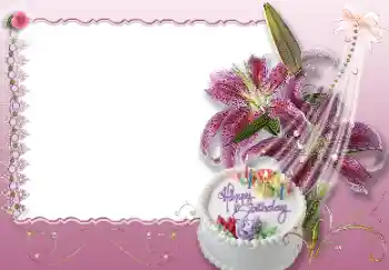 Kesan foto daripada kategori Kad ucapan Hari Lahir № 64012. Tulisan pada bingkai: Happy Birthday