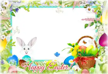 Kesan foto daripada kategori Kad ucapan Easter № 124292. Tulisan pada bingkai: Selamat Hari Easter!