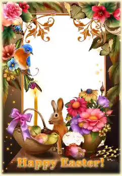 Kesan foto daripada kategori Kad ucapan Easter № 182176. Tulisan pada bingkai: Selamat Hari Easter!