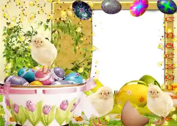 Kesan foto daripada kategori Kad ucapan Easter № 961. Tulisan pada bingkai: Selamat Hari Easter!
