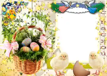 Kesan foto daripada kategori Kad ucapan Easter № 963. Tulisan pada bingkai: Selamat Hari Easter!