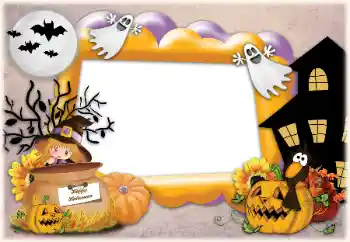Kesan foto daripada kategori Pelbagai perayaan № 124301. Tulisan pada bingkai: Happy Halloween