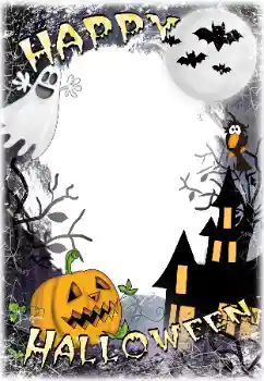 Kesan foto daripada kategori Pelbagai perayaan № 124303. Tulisan pada bingkai: Happy Halloween