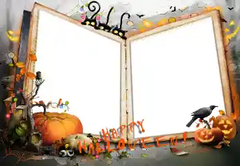 Kesan foto daripada kategori Pelbagai perayaan № 124304. Tulisan pada bingkai: Happy Halloween