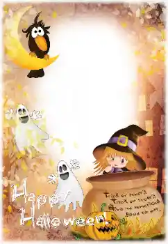 Kesan foto daripada kategori Pelbagai perayaan № 129973. Tulisan pada bingkai: Happy Halloween