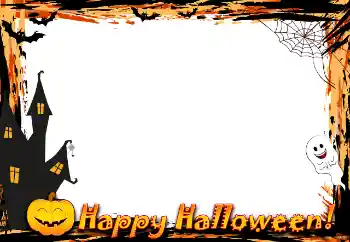 Kesan foto daripada kategori Pelbagai perayaan № 154389. Tulisan pada bingkai: Happy Halloween