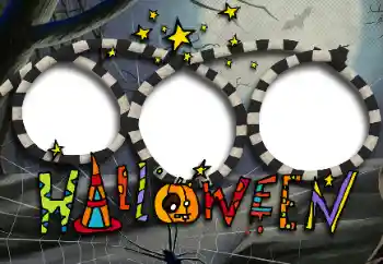 Kesan foto daripada kategori Pelbagai perayaan № 171754. Tulisan pada bingkai: Happy Halloween