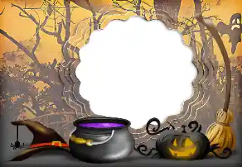 Kesan foto daripada kategori Pelbagai perayaan № 175381. Tulisan pada bingkai: Happy Halloween