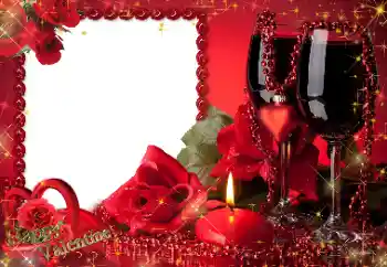 Kesan foto daripada kategori Kad ucapan Hari Valentine № 130721. Tulisan pada bingkai: Selamat Hari Valentine!