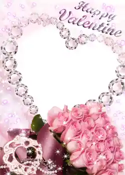 Kesan foto daripada kategori Kad ucapan Hari Valentine № 1433. Tulisan pada bingkai: Selamat Hari Valentine!