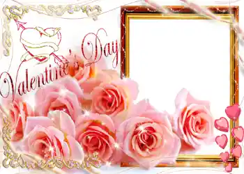 Kesan foto daripada kategori Kad ucapan Hari Valentine № 1434. Tulisan pada bingkai: Selamat Hari Valentine!
