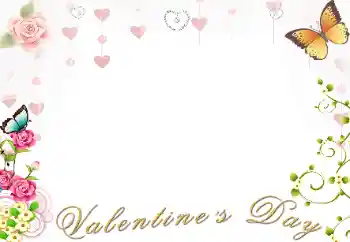 Kesan foto daripada kategori Kad ucapan Hari Valentine № 67115. Tulisan pada bingkai: Valentine's Day