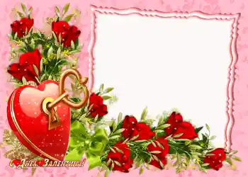 Kesan foto daripada kategori Kad ucapan Hari Valentine № 683. Tulisan pada bingkai: Selamat Hari Valentine!